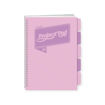 Picture of A4 PROJECT PAD SPIRAL NOTEBOOK PINK/LILAC W/5 DIVIDERS 100PG